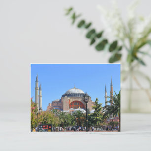 Cartão Postal De Festividades Hagia Sophia, Constantinopla