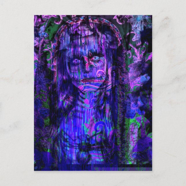 Cartão Postal De Festividades Halloween (Frente)