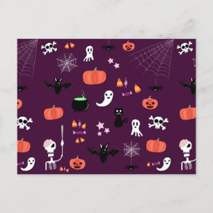 Cartão Postal De Festividades Halloween
