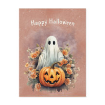 Halloween Ghost Pumpkin Festivo