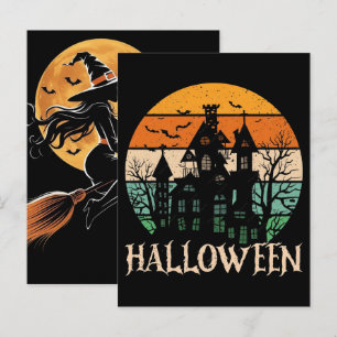 Cartão Postal De Festividades Halloween Vintage Assustador 2026