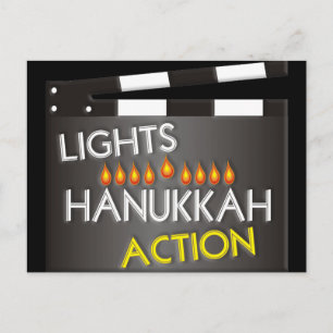Cartão Postal De Festividades Hanukkah
