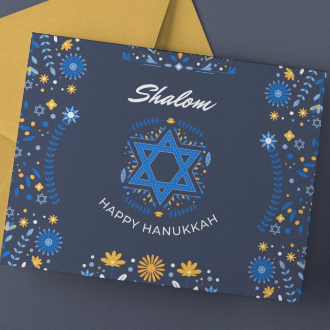 Cartão Postal De Festividades Hanukkah (Criador carregado)