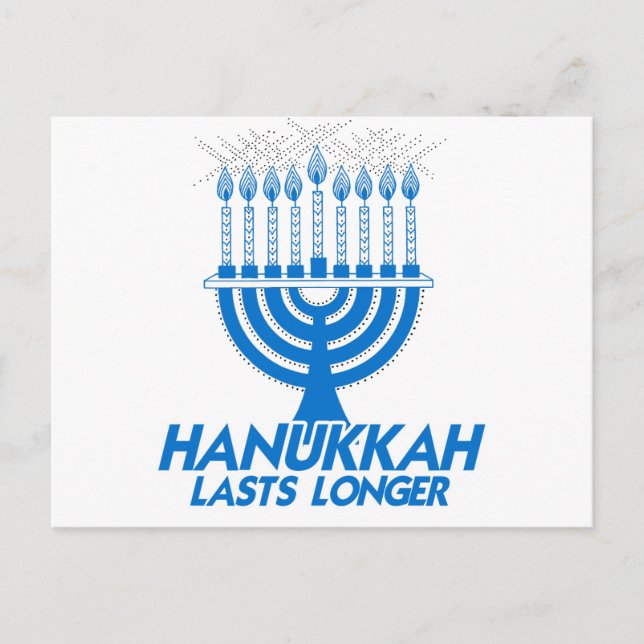 Cartão Postal De Festividades HANUKKAH DURA MAIS -.png (Frente)