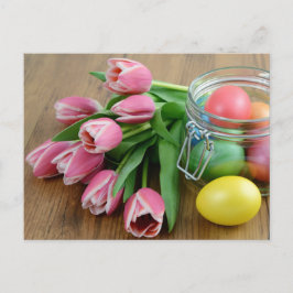 Cartão Postal De Festividades Happy Easter