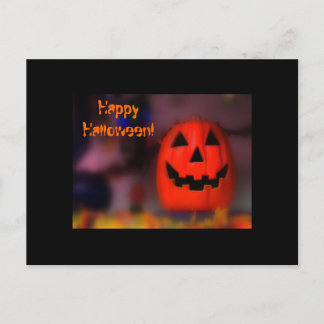 Cartão Postal De Festividades Happy Halloween