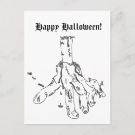 Cartão Postal De Festividades Happy Halloween Postcard