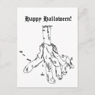 Cartão Postal De Festividades Happy Halloween Postcard