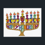 Cartão Postal De Festividades Happy Hanukkah Dreidels Menorah<br><div class="desc">Você está vendo a coleção de Design Lee Hiller. Roupa,  Ofertas e Coleções Lee Hiller Fotografia ou Coleção de Arte Digital. Você pode ver sua fotografia da Nature em http://HikeOurPlanet.com/ e seguir seu blog de caminhada no Hot Primavera National Park.</div>