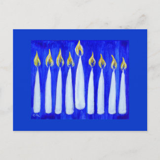 Cartão Postal De Festividades Happy Hanukkah Postcard