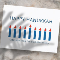 Happy Hanukkah | Saudação Simples e Moderna da Vel
