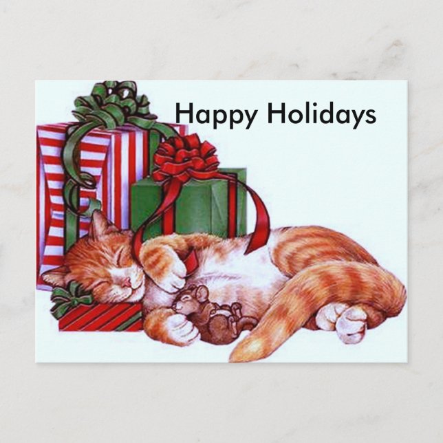 Cartão Postal De Festividades Happy Holidays#2 (Frente)