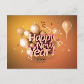 Cartão Postal De Festividades happy new year