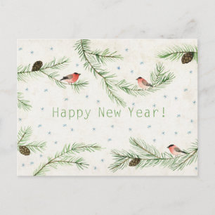 Cartão Postal De Festividades Happy New Year!