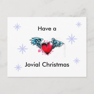 Cartão Postal De Festividades "Have A Jovial Christmas" Post Card