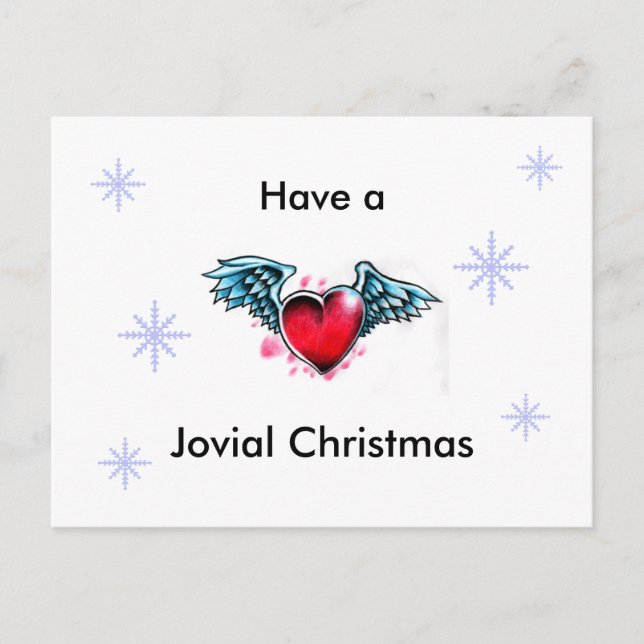 Cartão Postal De Festividades "Have A Jovial Christmas" Post Card (Frente)