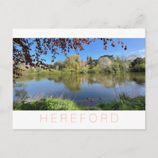 Cartão Postal De Festividades Hereford