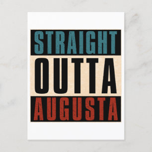 Cartão Postal De Festividades Hetero de Augusta Georgia GA