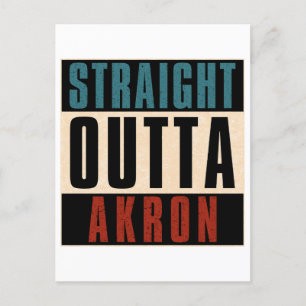 Cartão Postal De Festividades Hetero Outta Akron Ohio OH