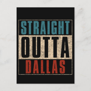 Cartão Postal De Festividades Hetero Outta Dallas Texas TX EUA
