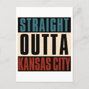Cartão Postal De Festividades Hetero Outta Kansas City Missouri MO
