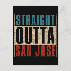 Cartão Postal De Festividades Hetero Outta San Jose California CA EUA