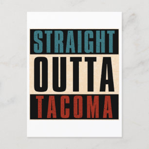 Cartão Postal De Festividades Hetero Outta Tacoma Washington WA