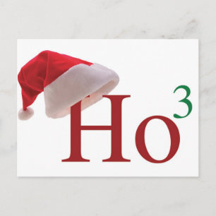 Cartão Postal De Festividades Ho Ho Ho Feliz Natal