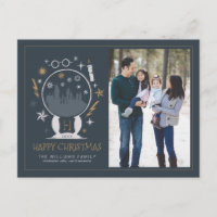HOGWARTS™ Snow Globe | Feliz Natal