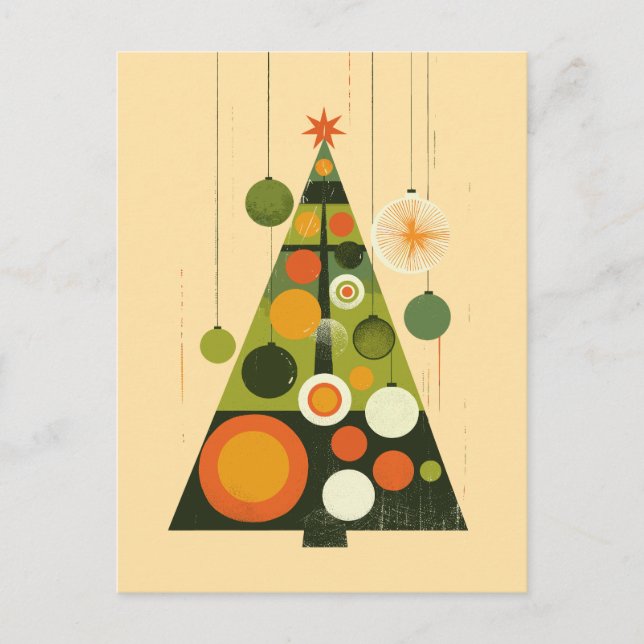 Cartão Postal De Festividades Holiday Postcard (Frente)