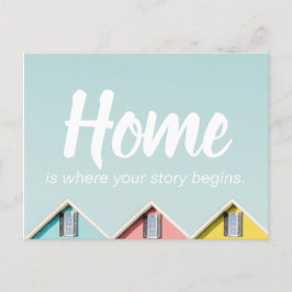 Cartão Postal De Festividades Home O bairro cita Poste