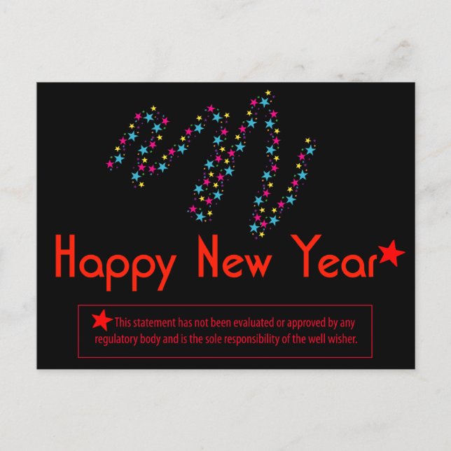 Cartão Postal De Festividades Humorous Big Brother New Year Postcard (Frente)