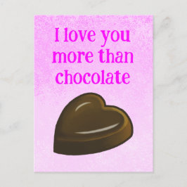 Cartão Postal De Festividades I love you