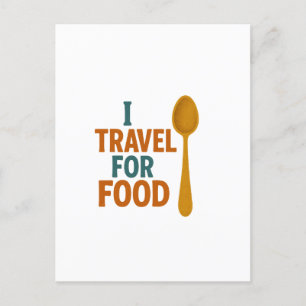 Cartão Postal De Festividades I Viagem Para Comida - Vintage Spoon Adventure