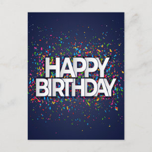 Cartão Postal De Festividades Ideias de Decoração de Aniversário Banners e G imp