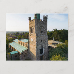 Cartão Postal De Festividades Igreja Medieval Inglesa
