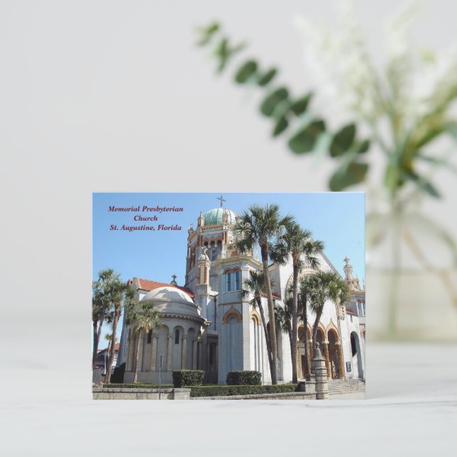 Cartão Postal De Festividades Igreja Presbiteriana Memorial (Em pé/Frente)