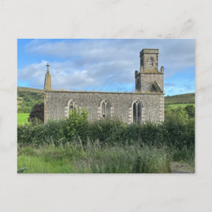 Cartão Postal De Festividades Ilha de Bute Scotland, Rua Derelict Colmac Church