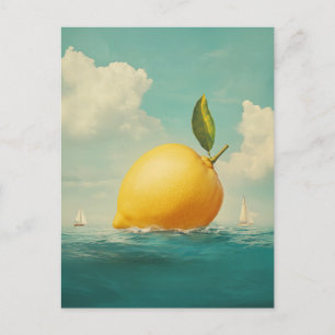 Cartão Postal De Festividades Ilha Lemon em Águas Sonhadoras