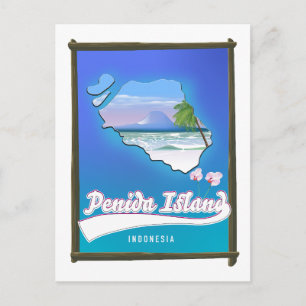 Cartão Postal De Festividades Ilha Penida Indonésia