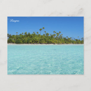 Cartão Postal De Festividades Ilha Tropical Rangiroa