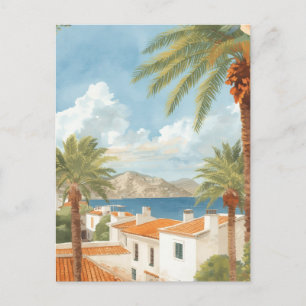 Cartão Postal De Festividades Ilhas Baleares Viagem Francesa Vintage