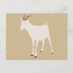 Cartão Postal De Festividades Ilustração de Fazenda de Caprino