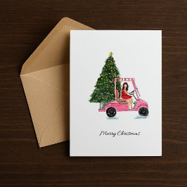 Cartão Postal De Festividades Ilustração de Natal