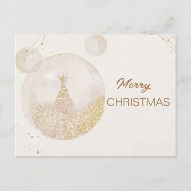 Cartão Postal De Festividades Imagem de Pastel de Ano Novo (Frente)