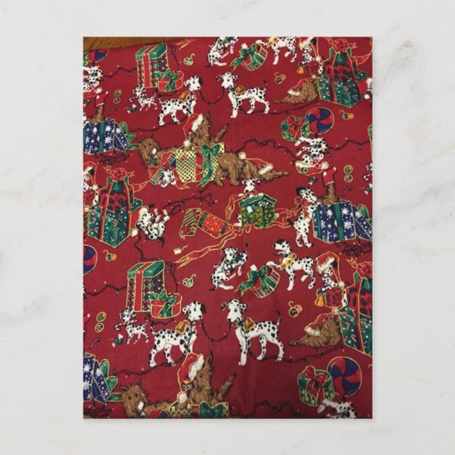 Cartão Postal De Festividades Impressão de Feriado Dalmático (Frente)