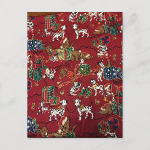 Cartão Postal De Festividades Impressão de Férias Dalmata