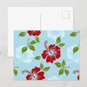 Cartão Postal De Festividades Impressão havaiano