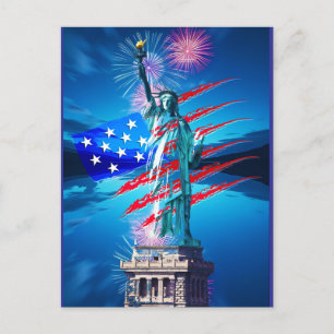 CARTÃO POSTAL DE FESTIVIDADES INDEPENDÊNCIA