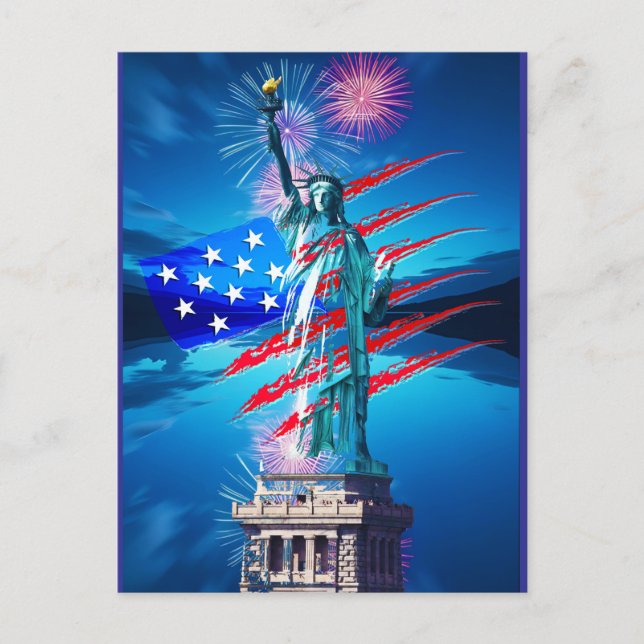 CARTÃO POSTAL DE FESTIVIDADES INDEPENDÊNCIA (Frente)